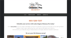 Desktop Screenshot of lakesregionchimneypro.com